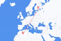Flights from Timimoun, Algeria to Lappeenranta, Finland