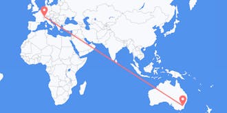 Flights from Australia to Switzerland