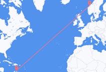 Flights from Aruba to Molde