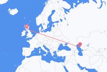 Flyg från Aktau, Kazakstan till Glasgow, Skottland