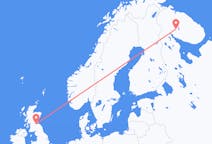 Fly fra Kirovsk til Edinburgh