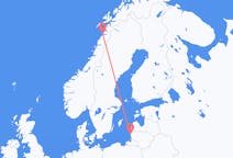 Flights from Palanga, Lithuania to Bodø, Norway