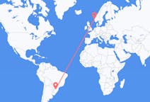 Flyrejser fra Chapecó, Brasilien til Bergen, Norge