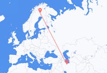 Flights from Tehran, Iran to Pajala, Sweden
