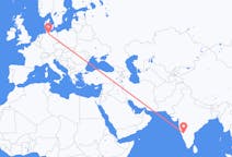 印度出发地 胡布利飞往印度目的地 汉堡的航班