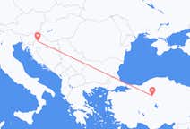 Vols d’Ankara, Turquie pour Zagreb, Croatie