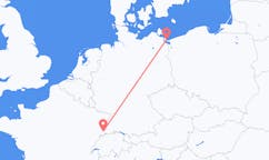 Flyrejser fra Heringsdorf, Tyskland til Mulhouse, Schweiz