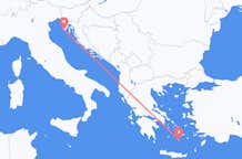 Flights from Pula to Santorini
