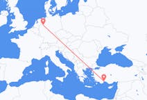 Flights from Antalya in Turkey to Münster in Germany