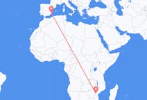Flyreiser fra Chimoio, Mosambik til Alicante, Spania
