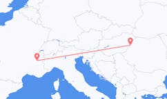 Vols depuis la ville d'Oradea vers la ville de Grenoble