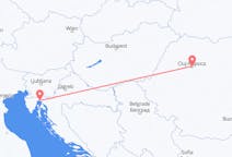 Flyrejser fra Cluj Napoca til Rijeka