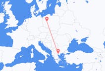 Flights from Thessaloniki in Greece to Poznań in Poland