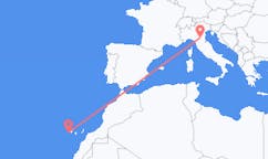 Flights from Bologna, Italy to San Sebastián de La Gomera, Spain