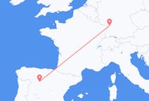 Flyg från Valladolid, Spanien till Karlsruhe, Tyskland