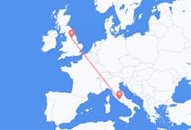 Flights from Rome, Italy to Leeds, England