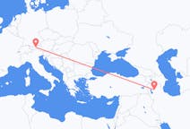 Flüge von Täbris, der Iran nach Innsbruck, Österreich