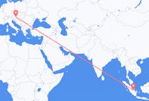 Flights from Jambi, Indonesia to Graz, Austria