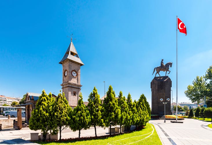 Photo of Cumhuriye Square view in Kayseri City.