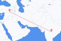 Fly fra Nagpur til Mardin