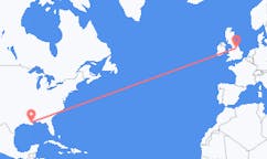 Flyrejser fra New Orleans, USA til Doncaster, England