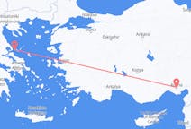 Vluchten van Adana naar Skiathos