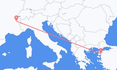 出发地 法国Chambery目的地 土耳其埃德雷米特的航班