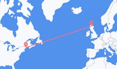 Flyreiser fra Rockland, USA til Inverness, Skottland