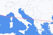 Flyreiser fra Aspiran, Frankrike til Istanbul, Tyrkia