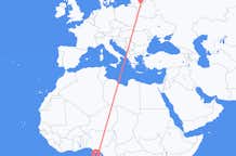 Flights from São Tomé to Vilnius
