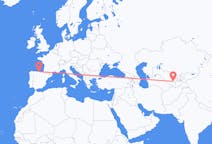 Flyg från Samarkand, Uzbekistan till Santander, Spanien