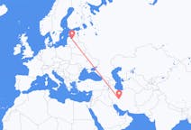 Flyreiser fra Isfahan, Iran til Riga, Latvia