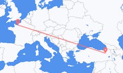 Flyreiser fra Deauville, til Erzurum