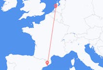 Vluchten van Rotterdam, Nederland naar Barcelona, Spanje