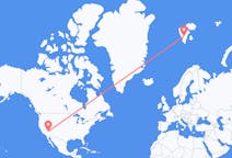 Flyg från Las Vegas, USA till Svalbard, Svalbard och Jan Mayen