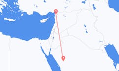 사우디 아라비아 알-울라에서 출발해 터키 하타이 지방으로(으)로 가는 항공편