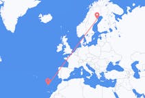 出发地 瑞典出发地 Skelleftea目的地 葡萄牙丰沙尔的航班