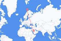 Flights from Bisha, Saudi Arabia to Tromsø, Norway