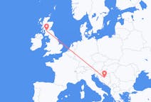 Flights from Banja Luka, Bosnia & Herzegovina to Glasgow, the United Kingdom