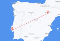 Loty z Zaragoza, Hiszpania z Lizbona, Portugalia