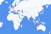 Flyreiser fra Newman, Australia til Stuttgart, Tyskland