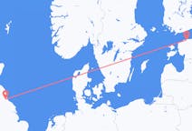 Flyreiser fra Durham, til Tallinn