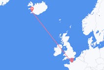 Flyg från Reykjavik till Caen
