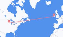 Flyreiser fra La Crosse, USA til Cork, Irland
