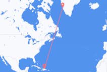 Flyrejser fra Santiago de los Caballeros til Nuuk