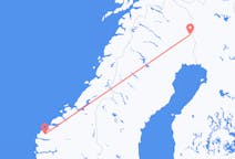 Flights from Volda, Norway to Pajala, Sweden