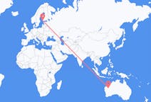 Flyrejser fra Newman, Australien til Turku, Finland