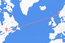 Flyreiser fra Montreal, til Bergen