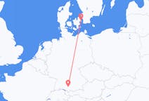 Flyreiser fra København, Danmark til Memmingen, Tyskland