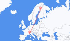 Flights from Cuneo, Italy to Rovaniemi, Finland